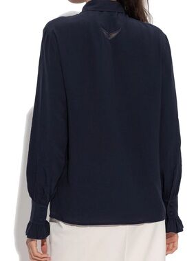 Zadig & Voltaire Navy Long-Sleeve Blouse